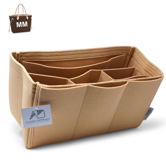 AlgorithmBags Accessories - 👑Neverfull MM LV Purse Organizer Beige Tan 3mm